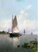 Alfred Thompson Bricher Blue Point, Long Island china oil painting artist